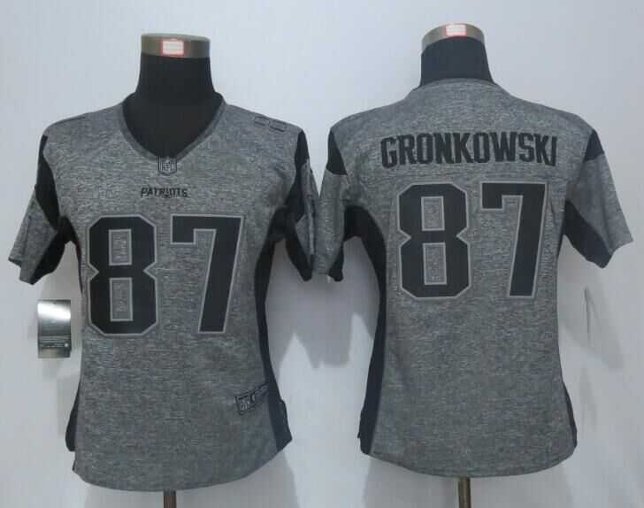 Women Limited Nike New England Patriots #87 Gronkowski Gra Stitched Gridiron Gray Jersey,We sell and wholesale Women Limited Nike New England Patriots #87 Gronkowski Gra Stitched Gridiron Gray Jersey on line form chian!